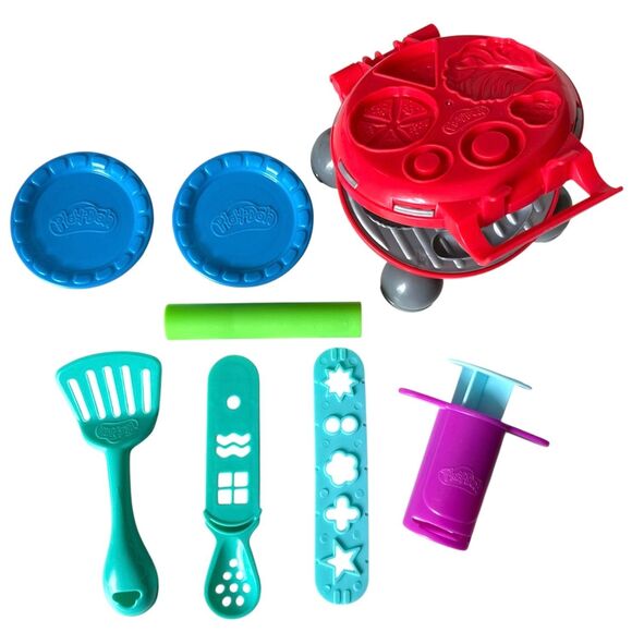 PLAY-DOH Kitchen Creations Burger Barbecue BBQ Hamburger Cooking Baking Toys - Picture 5 of 5
